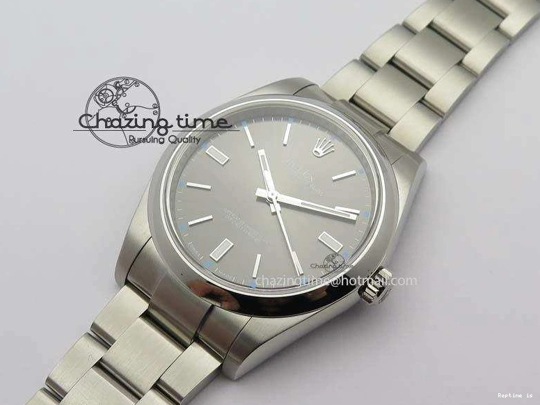 1219 Premium Oyster Perpetual 39mm 114300 JF 1:1 Best Edition Gray Dial On SS Bracelet SA 3795